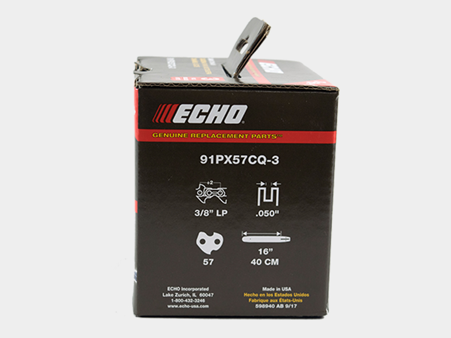 Echo 91PX57CQ 3 Pack Chainsaw Chains Fits 16" CS-370F & More 