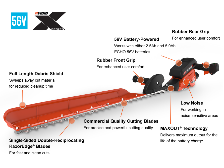 DHCS3400 34" SingleSided Hedge Trimmer ECHO