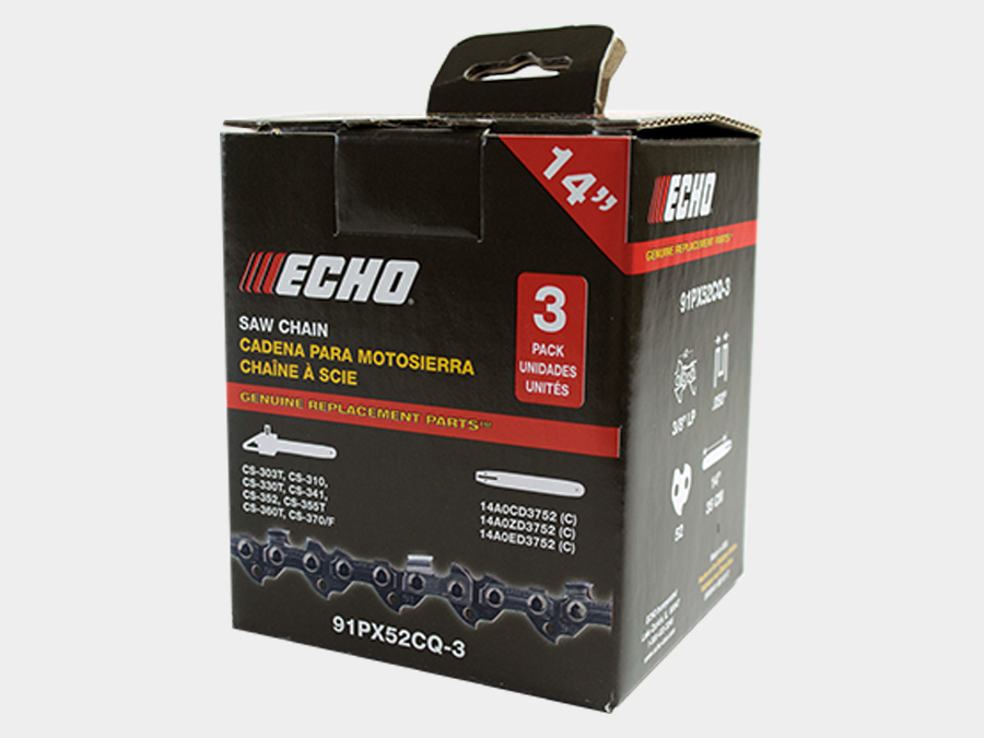 Details about   Echo 91PX52CQ 3 Pack Chainsaw Chains Fits 14" CS-370F & More 